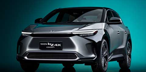 Toyota BZ4X รถยนต์ไฟฟ้า 100% BEV ใช้มอเตอร์ไฟฟ้าขับเคลื่อนเพียงอย่างเดียว