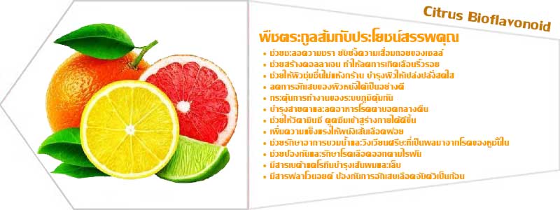 พืชตะกูลส้มมีประโยชน์ต่อผิวพรรณและสรรพคุณช่วยรักษาโรคต่างๆดีต่อสุขภาพ