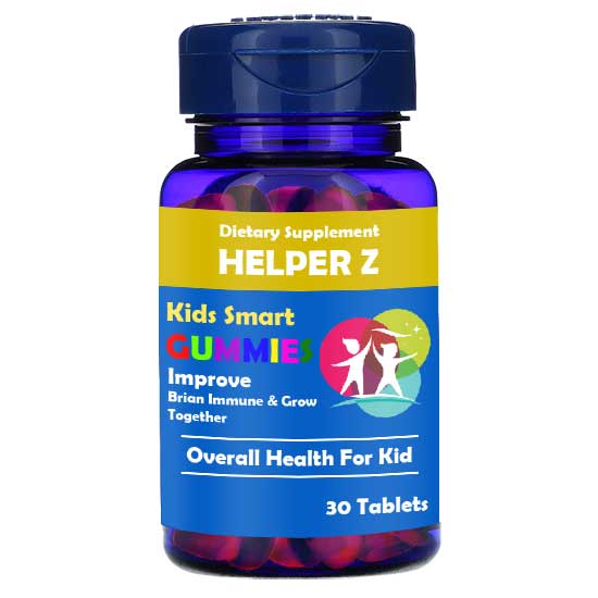 Helper Z ผลิตภัณฑ์อาหารเสริมวิตามินกัมมี่สำหรับเด็กที่แพทย์แนะนำทั้งร่างกายสมอง