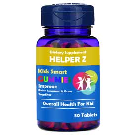 Helper Z ผลิตภัณฑ์อาหารเสริมวิตามินกัมมี่สำหรับเด็กที่แพทย์แนะนำทั้งร่างกายสมอง