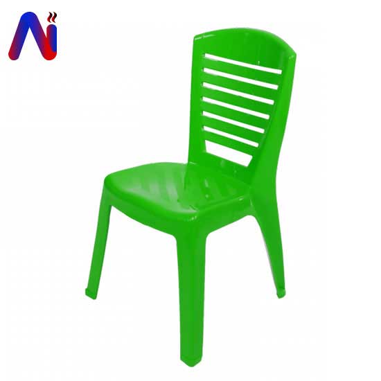 เก้าอี้พลาสติกแบบมีพนักพิงสวยหรูรับน้ำหนักได้ 120กก. สีเขียว