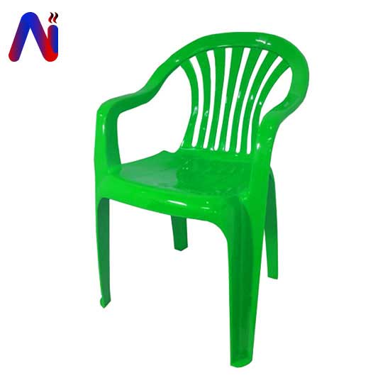 เก้าอี้พลาสติกพนักพิงเท้าแขน รับน้ำหนักได้ 120กิโลกรัม สีเขียว